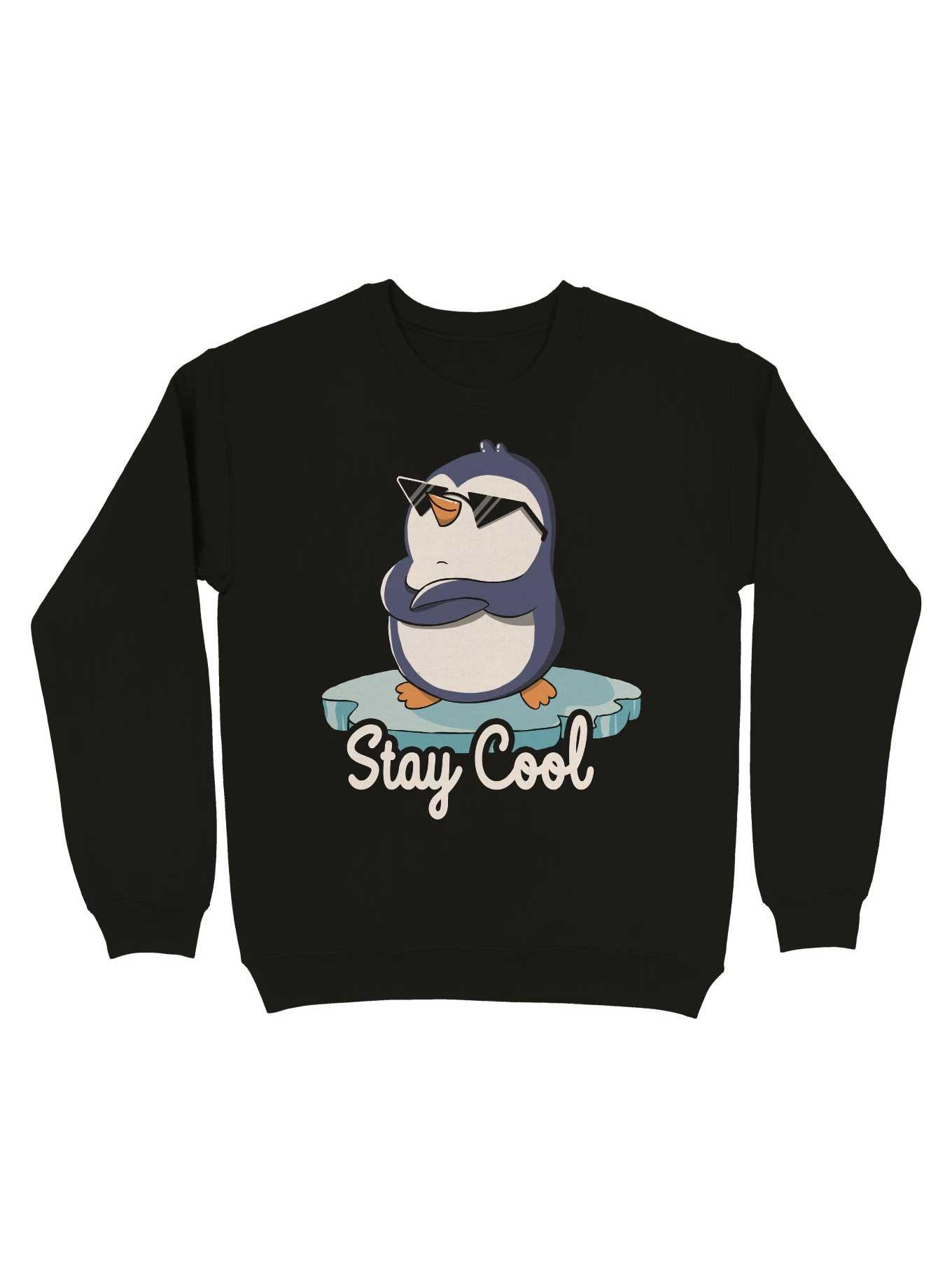 Stay Cool Penguin Sweatshirt, , hi-res
