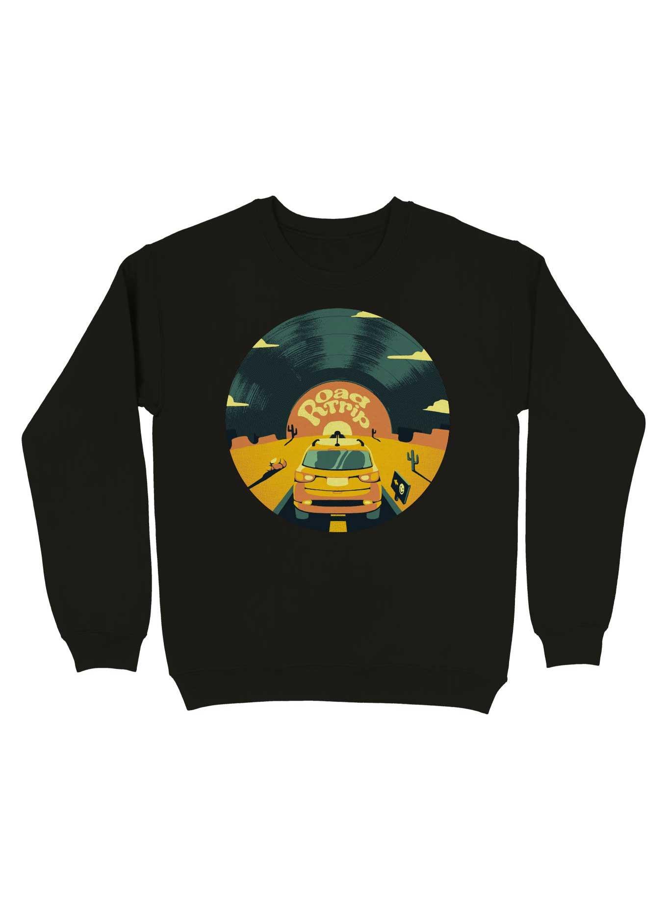 Car Into the Sunset Vinyl Sweatshirt, , hi-res