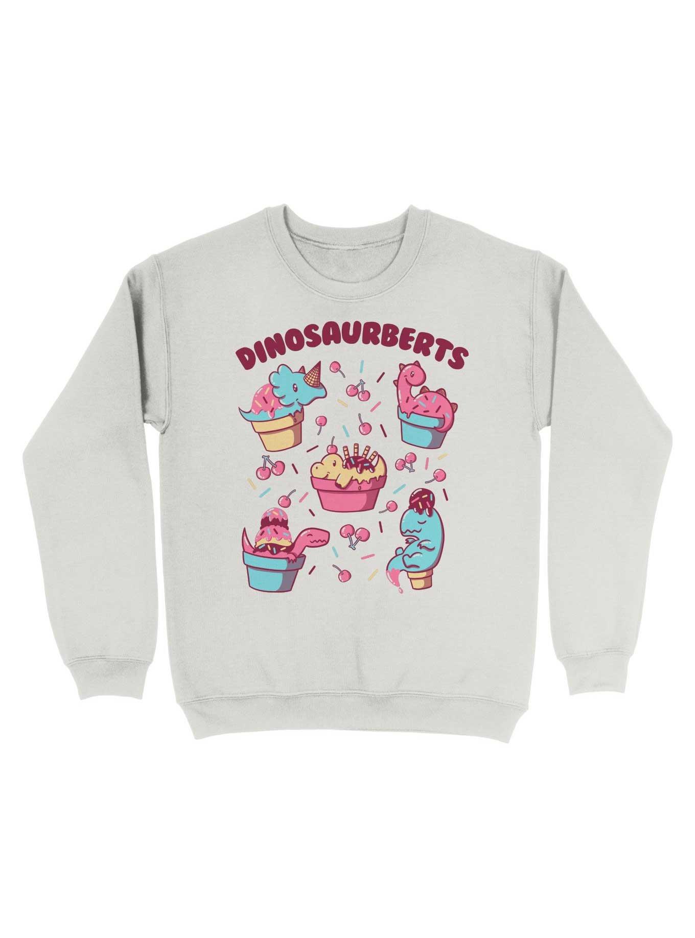 THRDLESS Dinosaurberts Kawaii Dinosaurs Sweatshirt