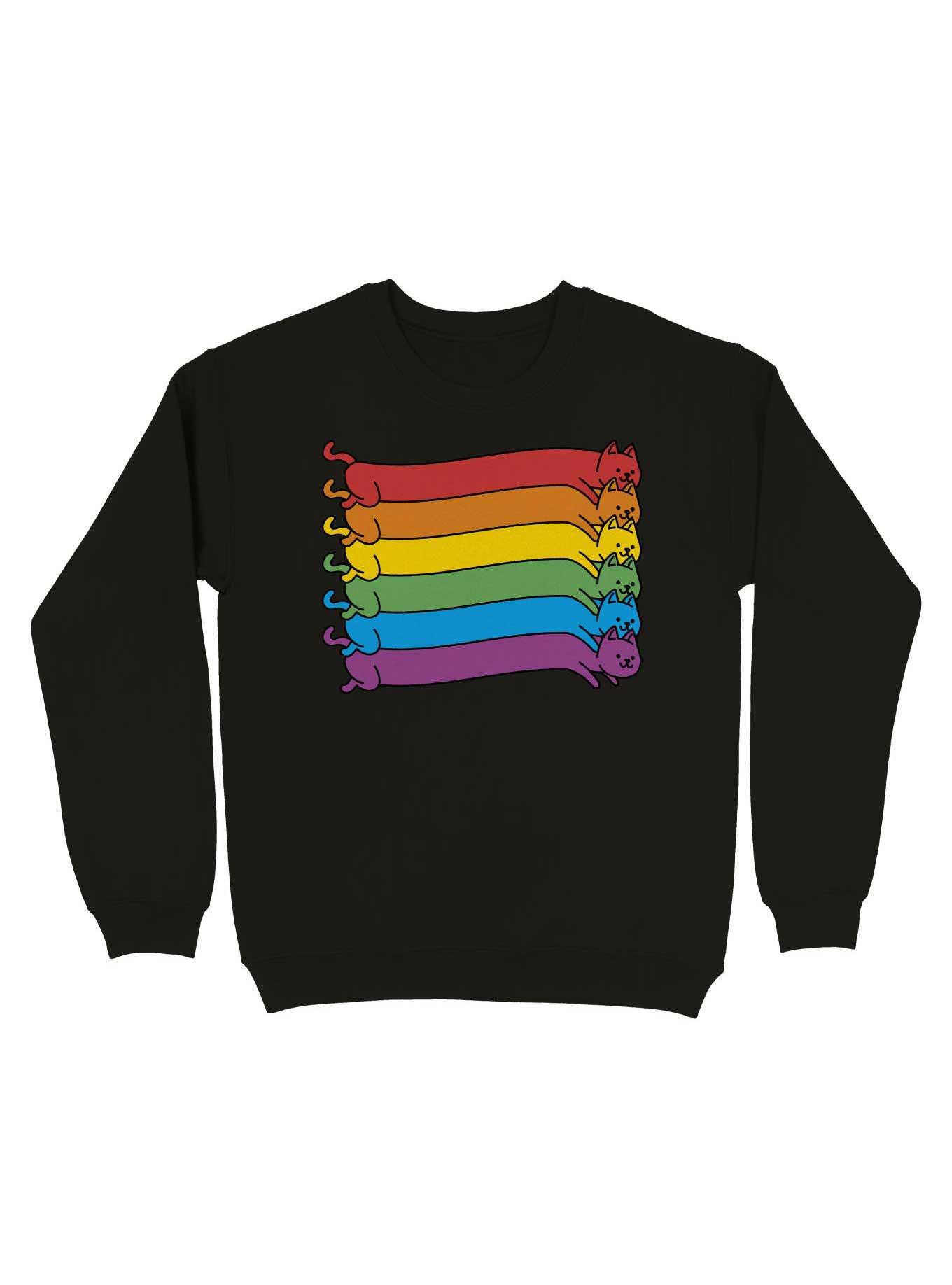 Rainbow sweatshirt hot sale