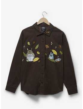Studio Ghibli My Neighbor Totoro Forest Embroidered Overshirt - BoxLunch Exclusive, , hi-res