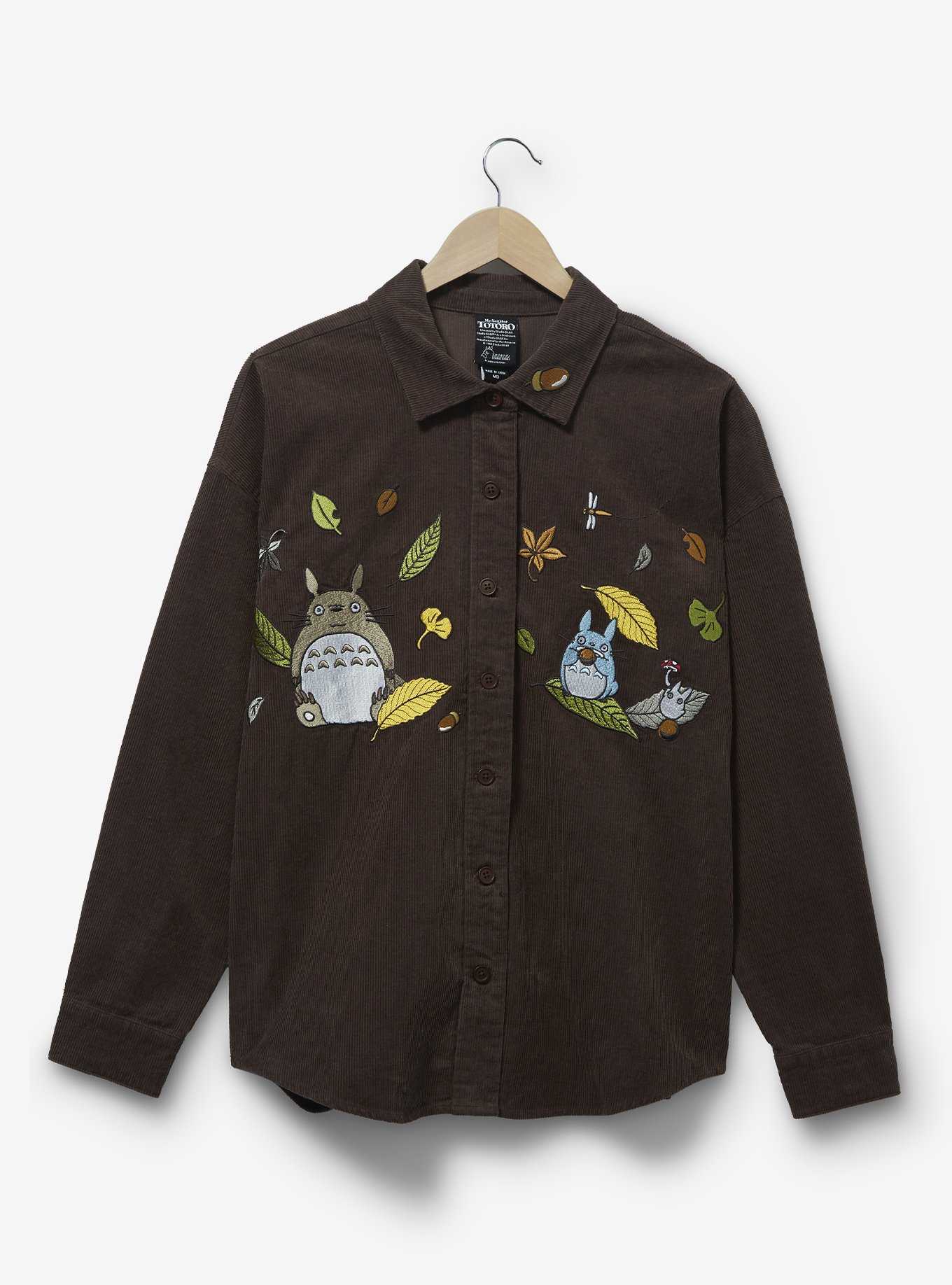 Studio Ghibli My Neighbor Totoro Forest Embroidered Overshirt - BoxLunch Exclusive, , hi-res