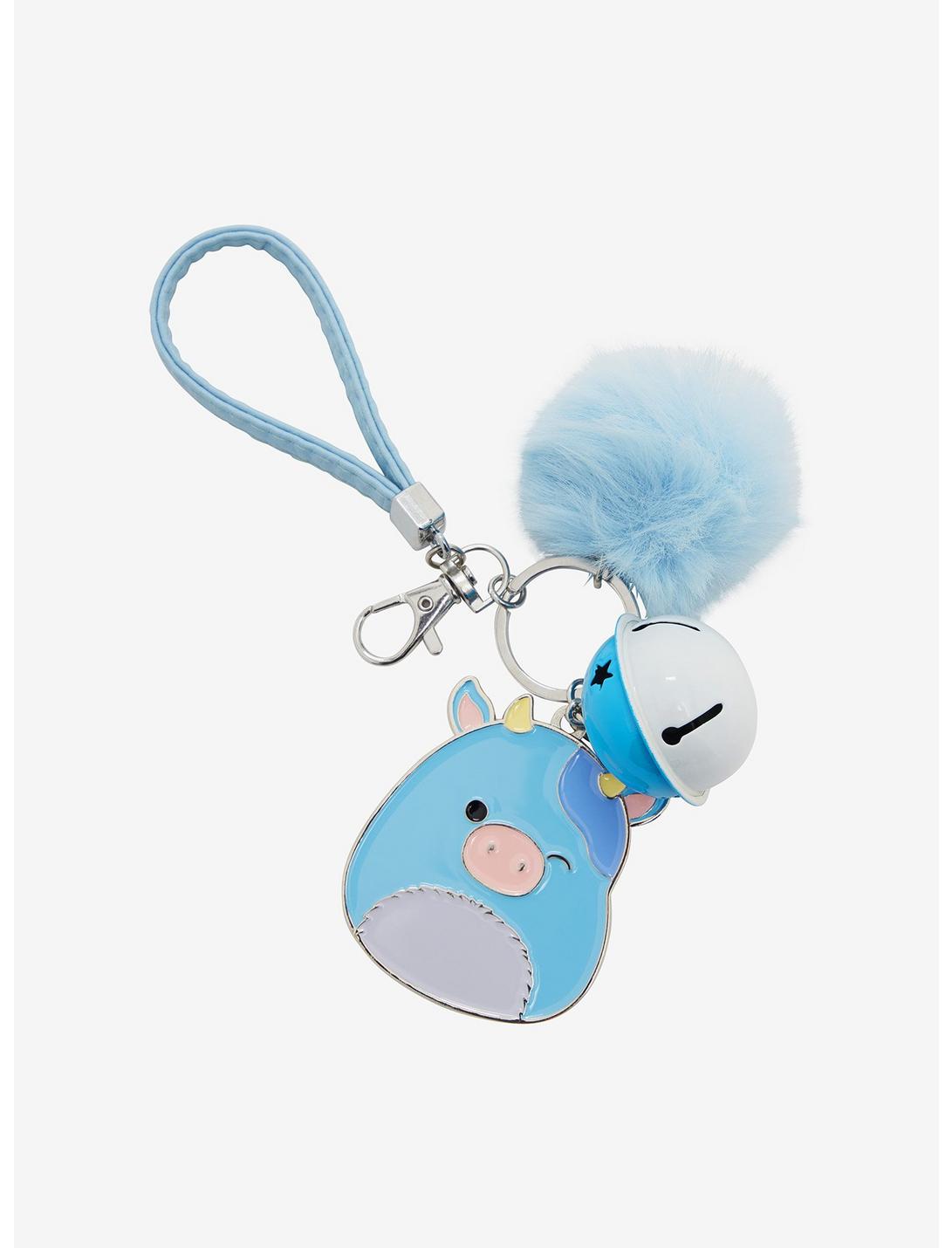 Squishmallows Clayton the Cow Multi-Charm Keychain - BoxLunch Exclusive, , hi-res