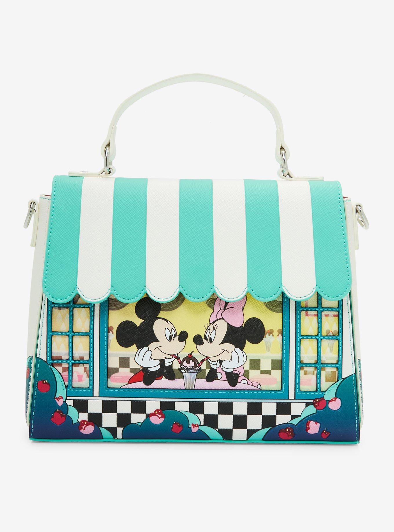 Loungefly Disney Mickey & Minnie Date Night Diner Crossbody