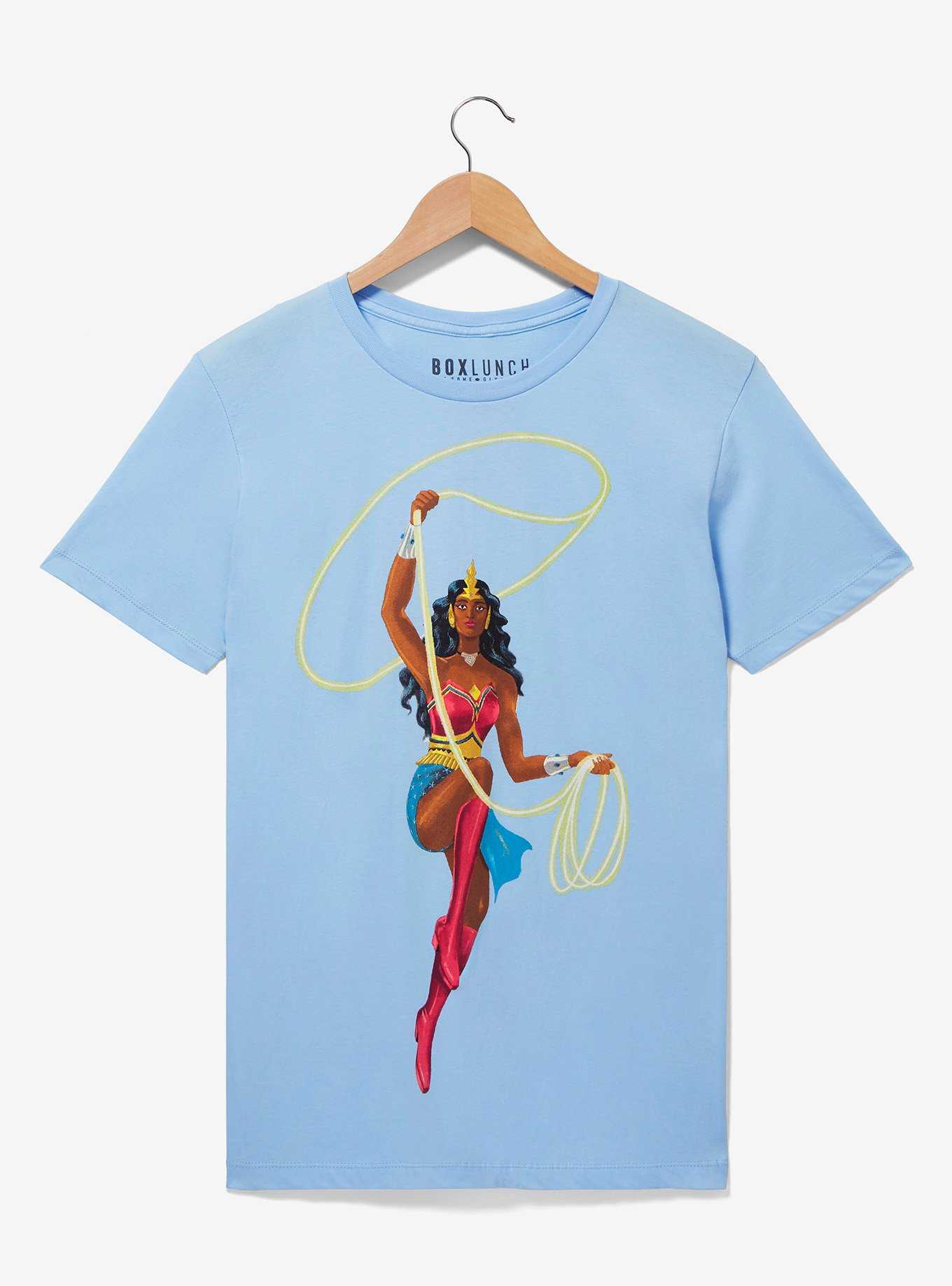 Warner Bros. 100th Anniversary DC Comics Wonder Woman Portrait Women's T-Shirt - BoxLunch Exclusive, , hi-res