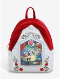 Loungefly Disney Beauty and the Beast Stained Glass Portrait Mini Backpack - BoxLunch Exclusive, , hi-res