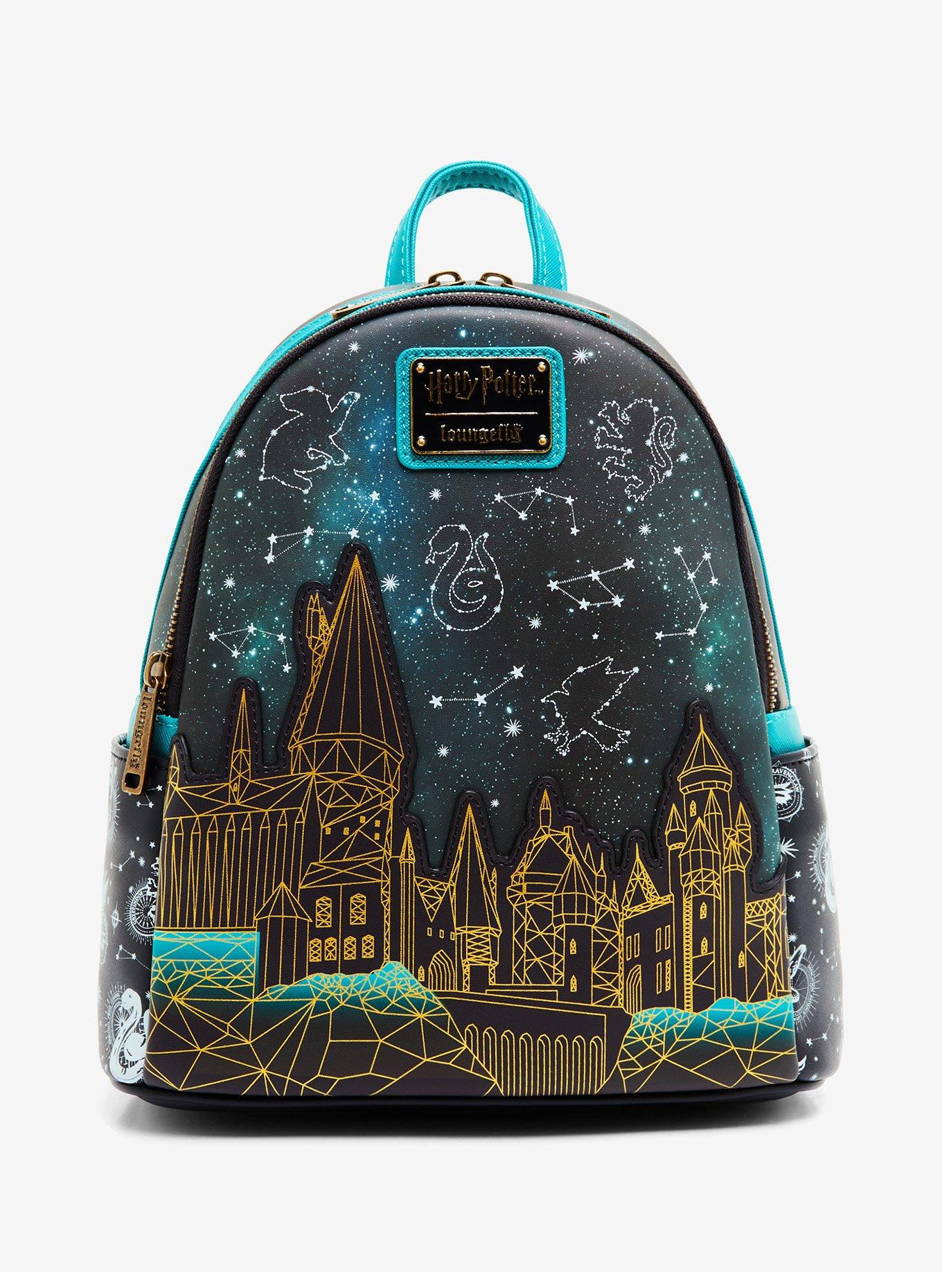 Loungefly Harry Potter Hogwarts Castle Constellations Glow in the Dark Mini Backpack BoxLunch Exclusive BoxLunch