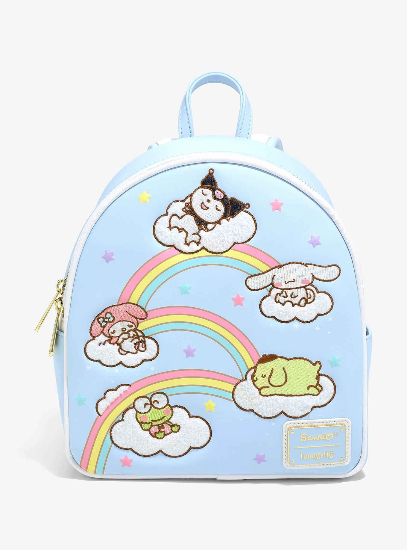 Loungefly Sanrio Hello Kitty and Friends Rainbow Clouds Mini Backpack BoxLunch Exclusive BoxLunch