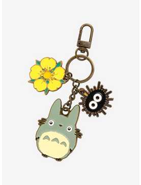 Studio Ghibli My Neighbor Totoro Floral Multi Charm Keychain, , hi-res