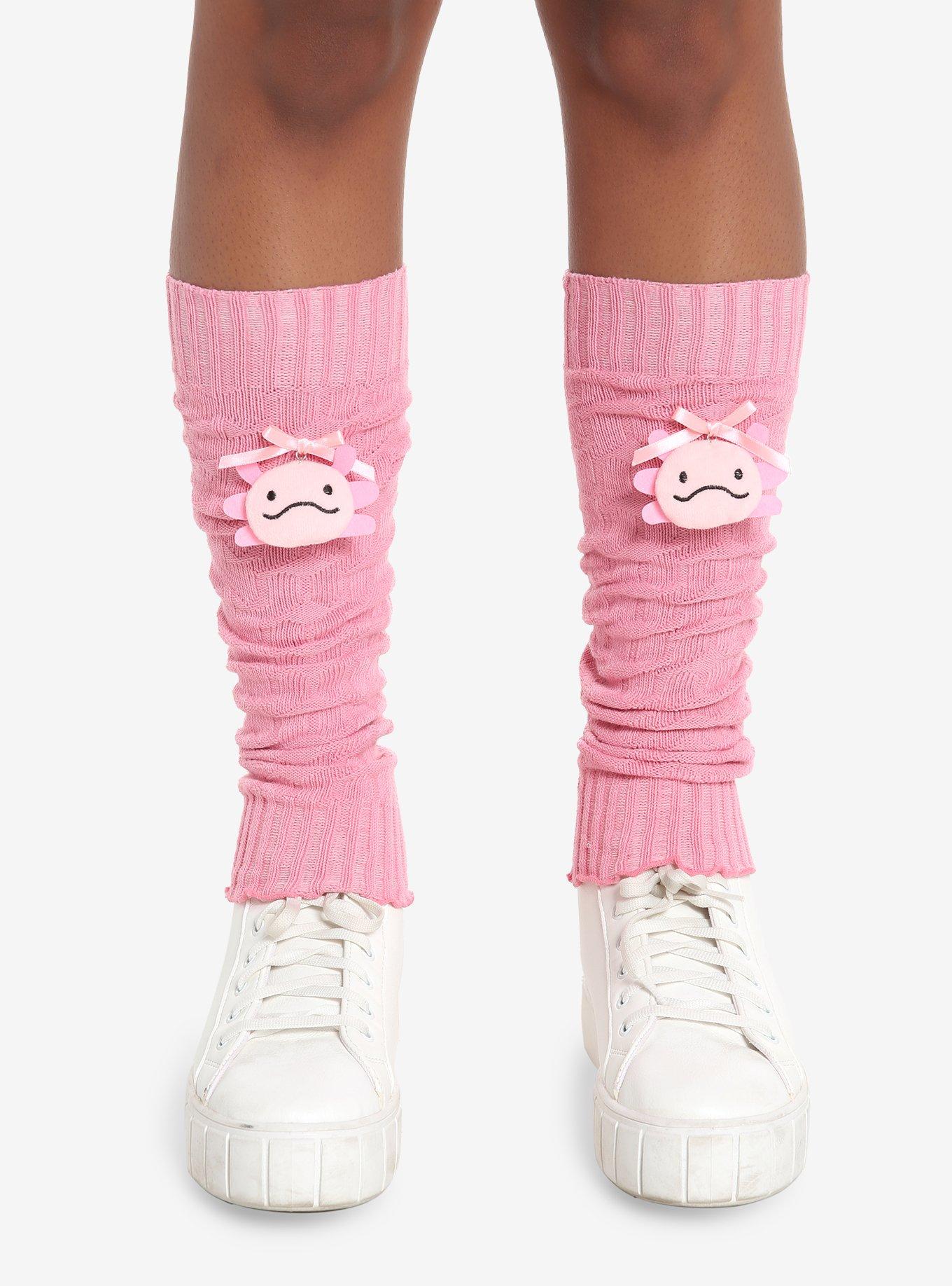 Axolotl Plush Leg Warmers