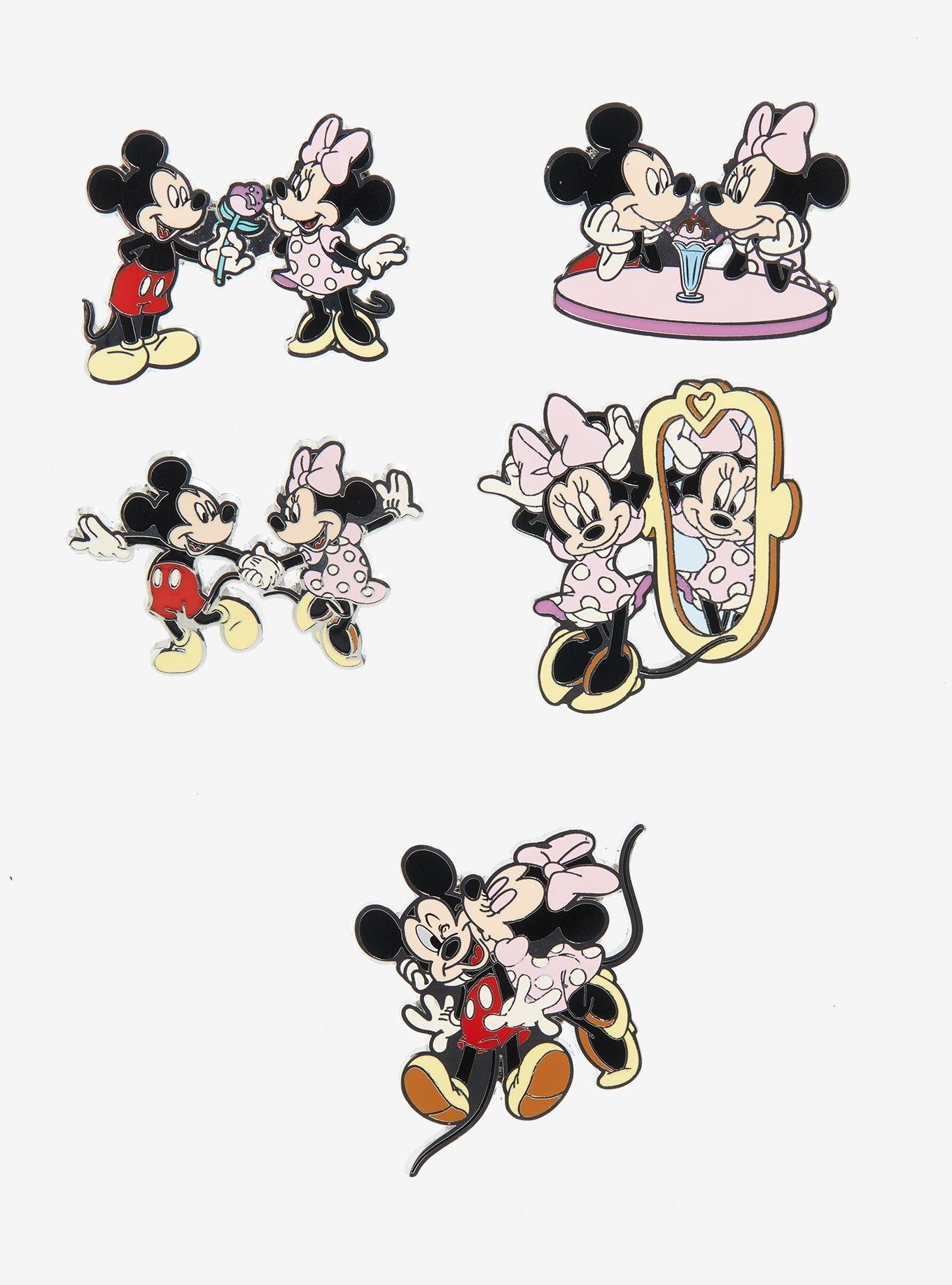 Loungefly Disney Mickey & Minnie Date Night Blind Box Enamel Pin, , hi-res