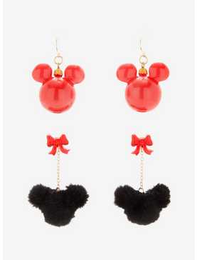 Disney Mickey Mouse Ornament Earring Set - BoxLunch Exclusive, , hi-res