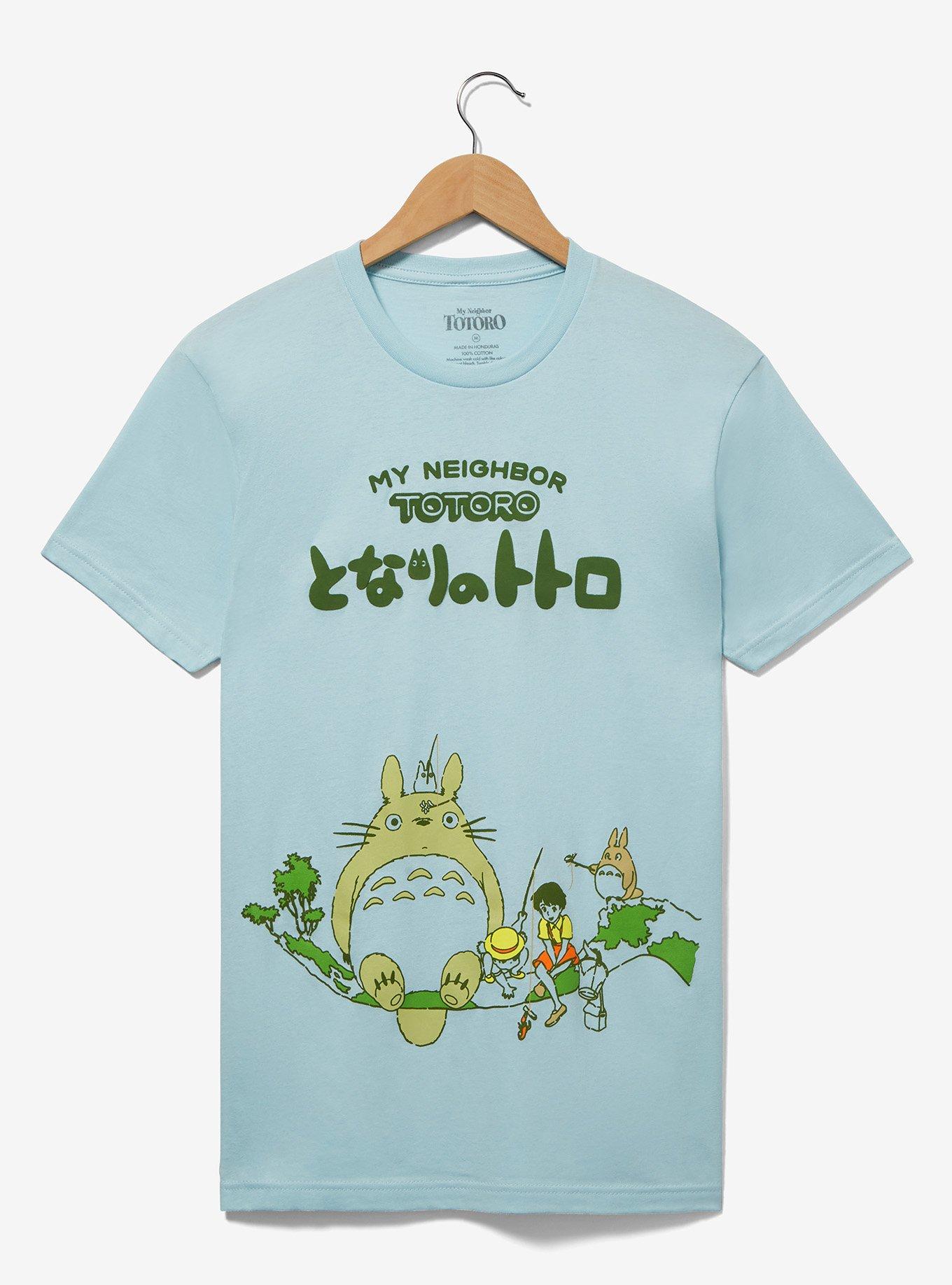 Studio Ghibli My Neighbor Totoro Tonal Group Portrait Women's T-Shirt - BoxLunch Exclusive, LIGHT BLUE, hi-res