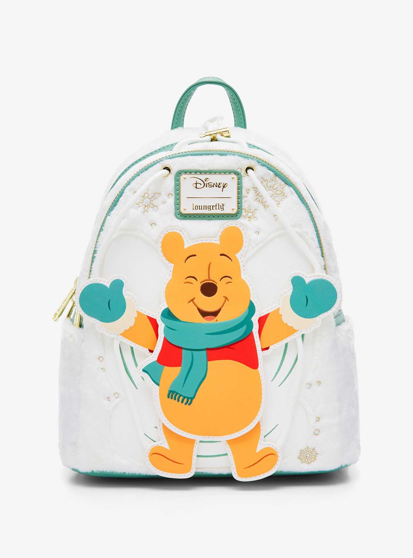 Loungefly Disney Winnie the Pooh Snow Angel Swivel Mini Backpack - BoxLunch Exclusive, , hi-res