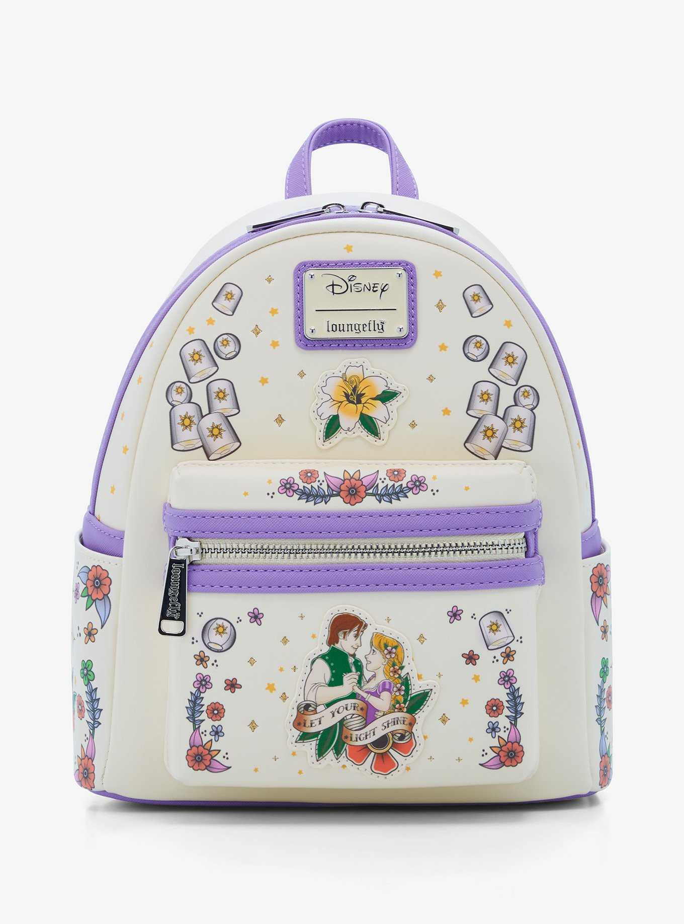 Loungefly Disney Tangled Rapunzel and Flynn Rider Lantern Mini Backpack — BoxLunch Exclusive, , hi-res