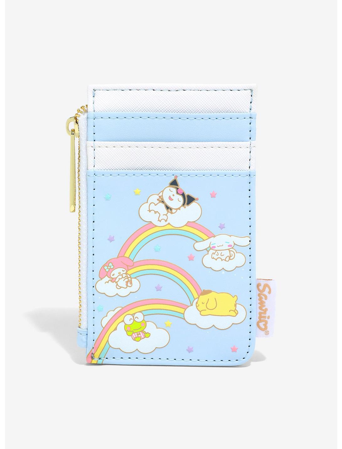 Loungefly Sanrio Hello Kitty and Friends Rainbow Clouds Cardholder - BoxLunch Exclusive, , hi-res