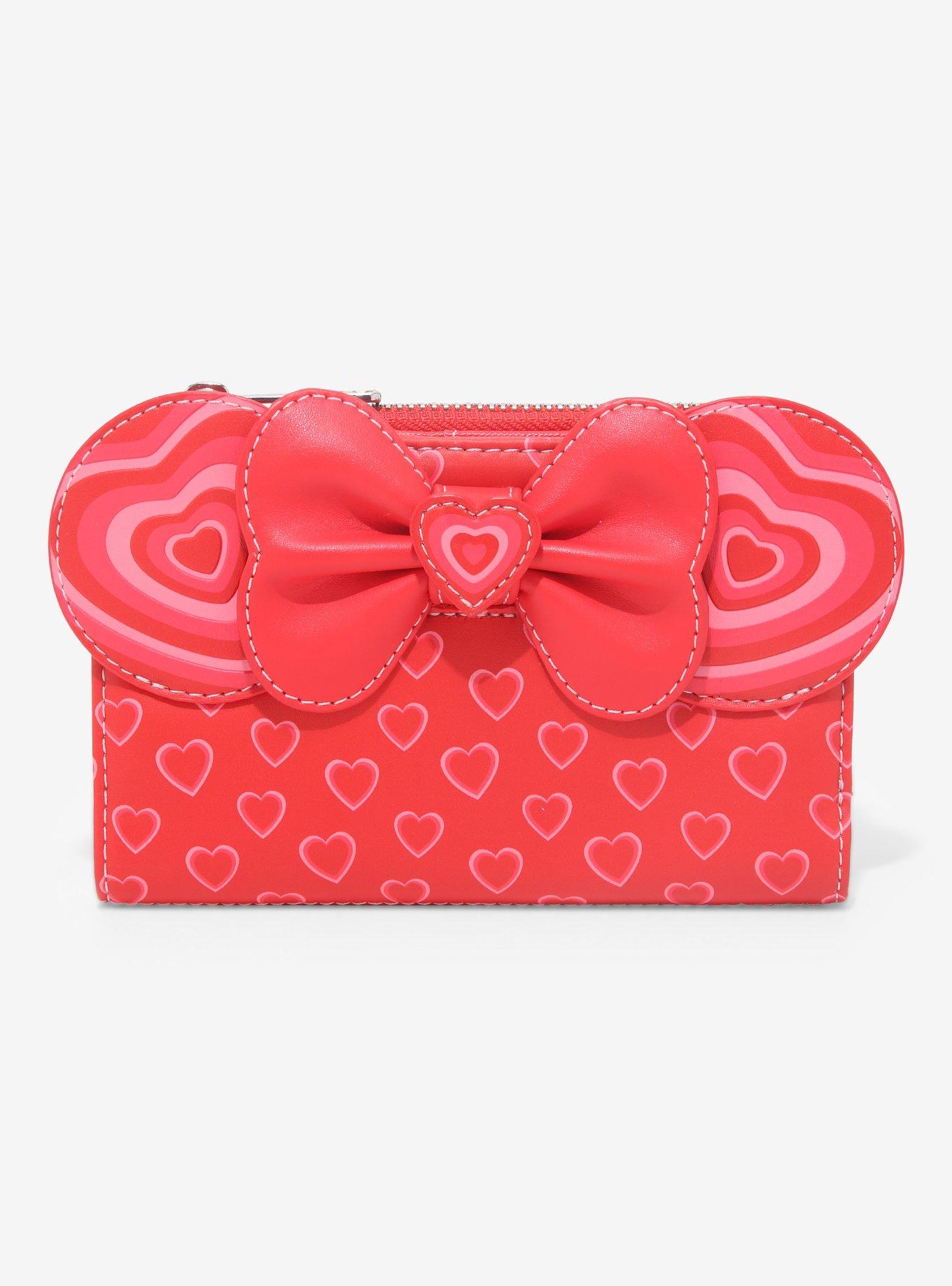 Loungefly Disney Minnie Mouse Hearts Ears Wallet - BoxLunch Exclusive, , hi-res