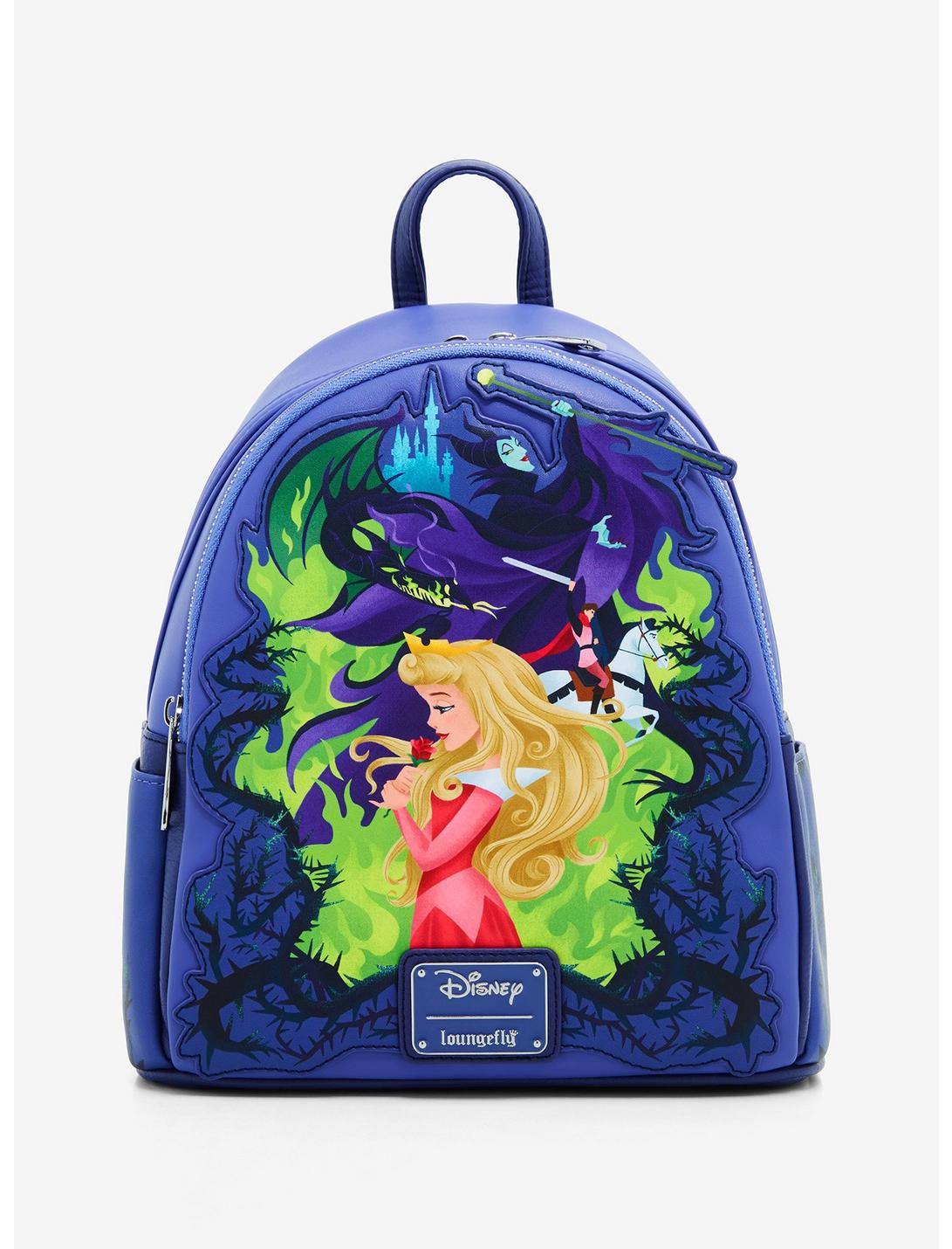 Loungefly Disney Sleeping Beauty Characters Portrait Mini Backpack - BoxLunch Exclusive, , hi-res