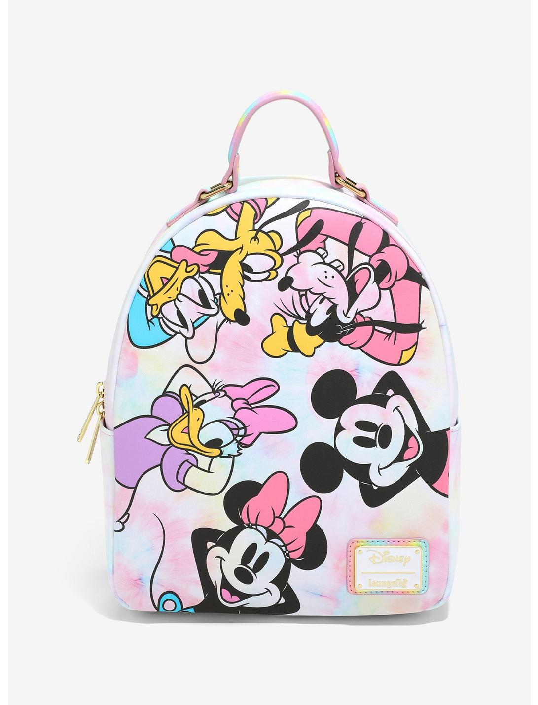 Loungefly Disney Mickey Mouse & Friends Tie-Dye Mini Backpack - BoxLunch Exclusive, , hi-res