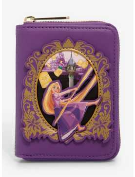 Loungefly Disney Tangled Rapunzel Frame Portrait Small Zip Wallet - BoxLunch Exclusive, , hi-res