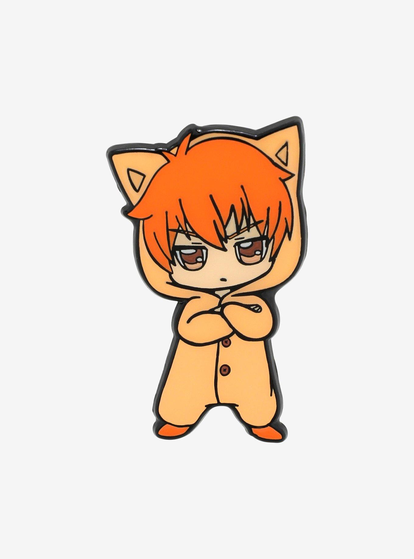 AkumaPress Fruits newest Basket Kyo Cat Enamel Pin