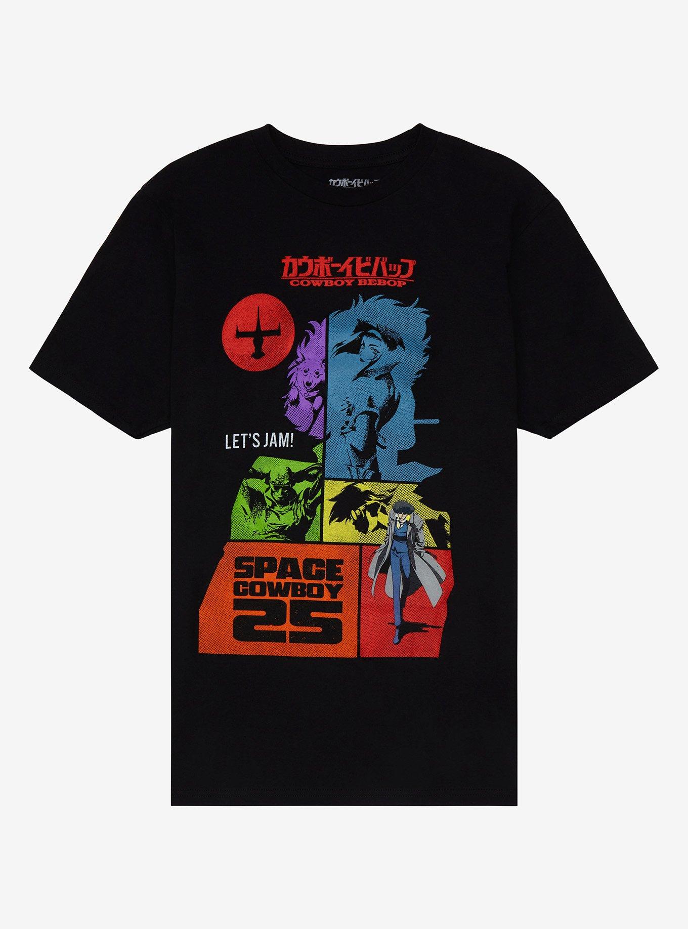 Cowboy Bebop 25th Anniversary Tonal T-Shirt, BLACK, hi-res