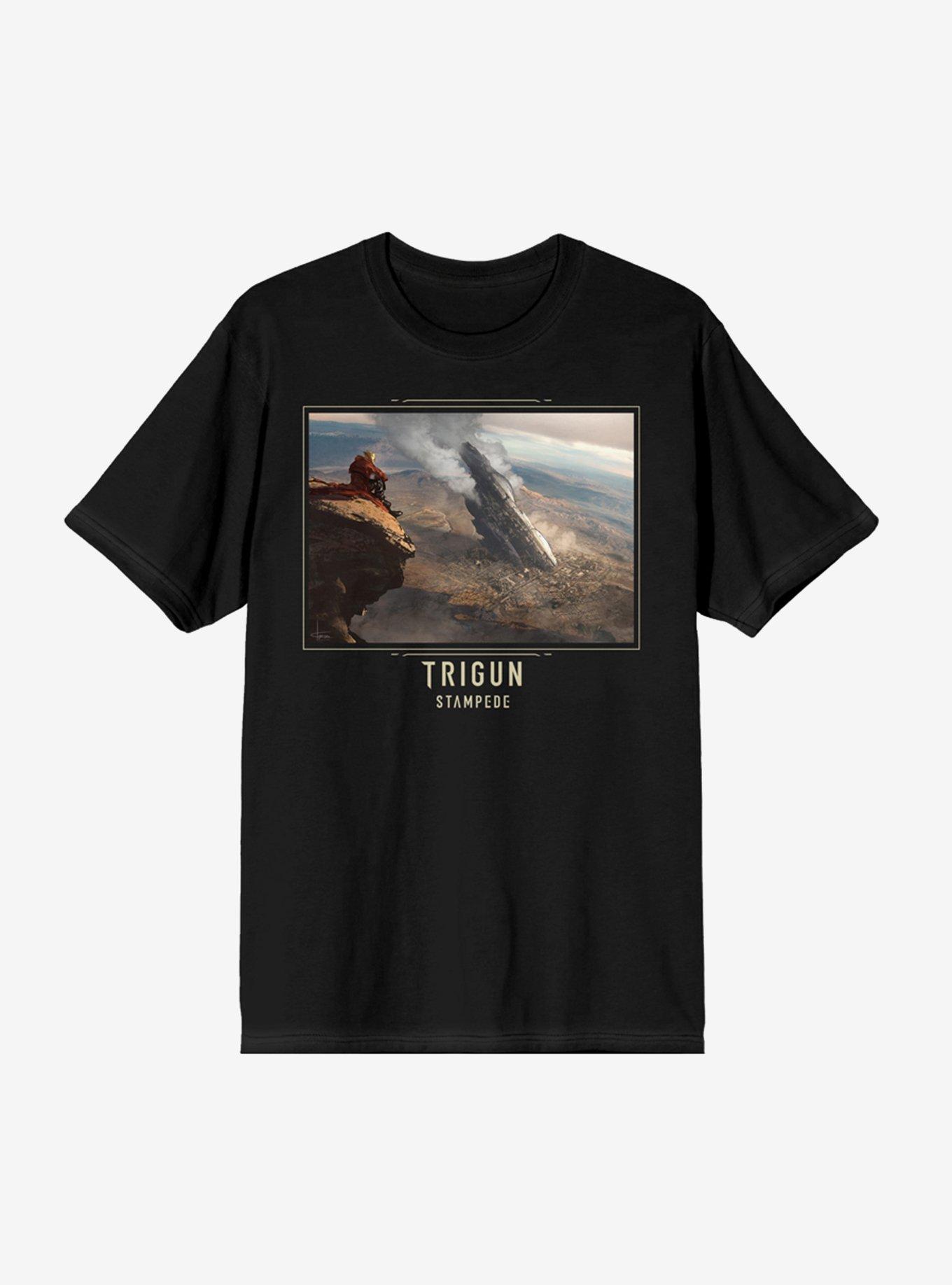 Trigun Stampede Vash Cliff T-Shirt, BLACK, hi-res