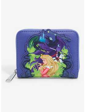Loungefly Disney Sleeping Beauty Group Portrait Small Zippered Wallet - BoxLunch Exclusive, , hi-res
