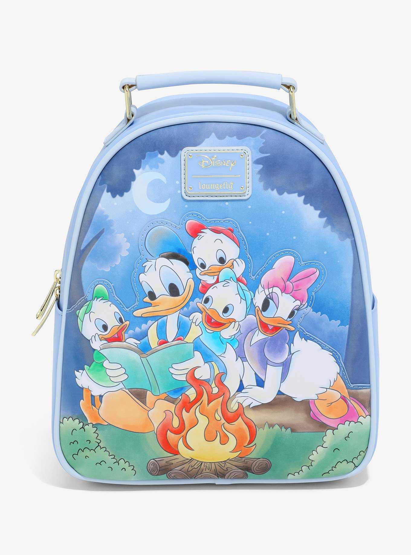 Loungefly Disney Donald Duck Group Campfire Mini Backpack - BoxLunch Exclusive, , hi-res