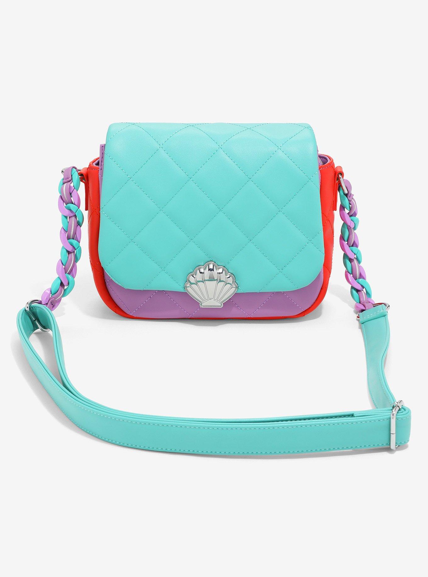 Loungefly Disney The Little Mermaid Ariel Color Block Handbag &mdash; BoxLunch Exclusive, , hi-res