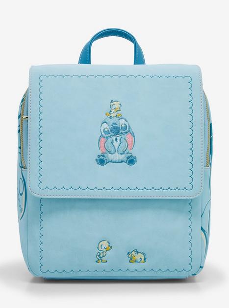 【BAON】Wardon Cotton Stitch Buckle Backpack Disney Lilo & Stitch Duckling, Scrump, & Stitch Buckle