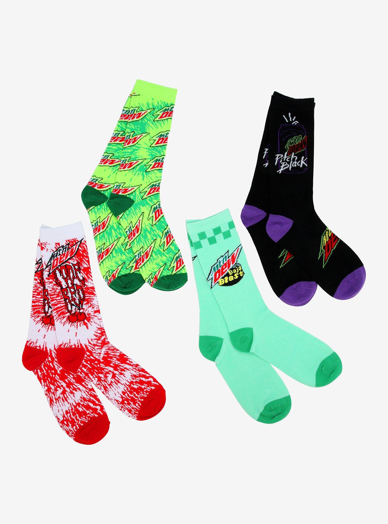 Mountain Dew Blind Bag Crew Socks, , hi-res