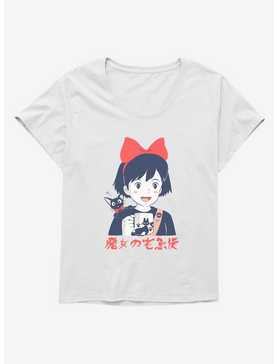 Studio Ghibli Kiki's Delivery Service Retro Portrait Girls T-Shirt Plus Size, , hi-res