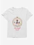 Studio Ghibli Kiki's Delivery Service Sewing Patch Girls T-Shirt Plus Size, WHITE, hi-res