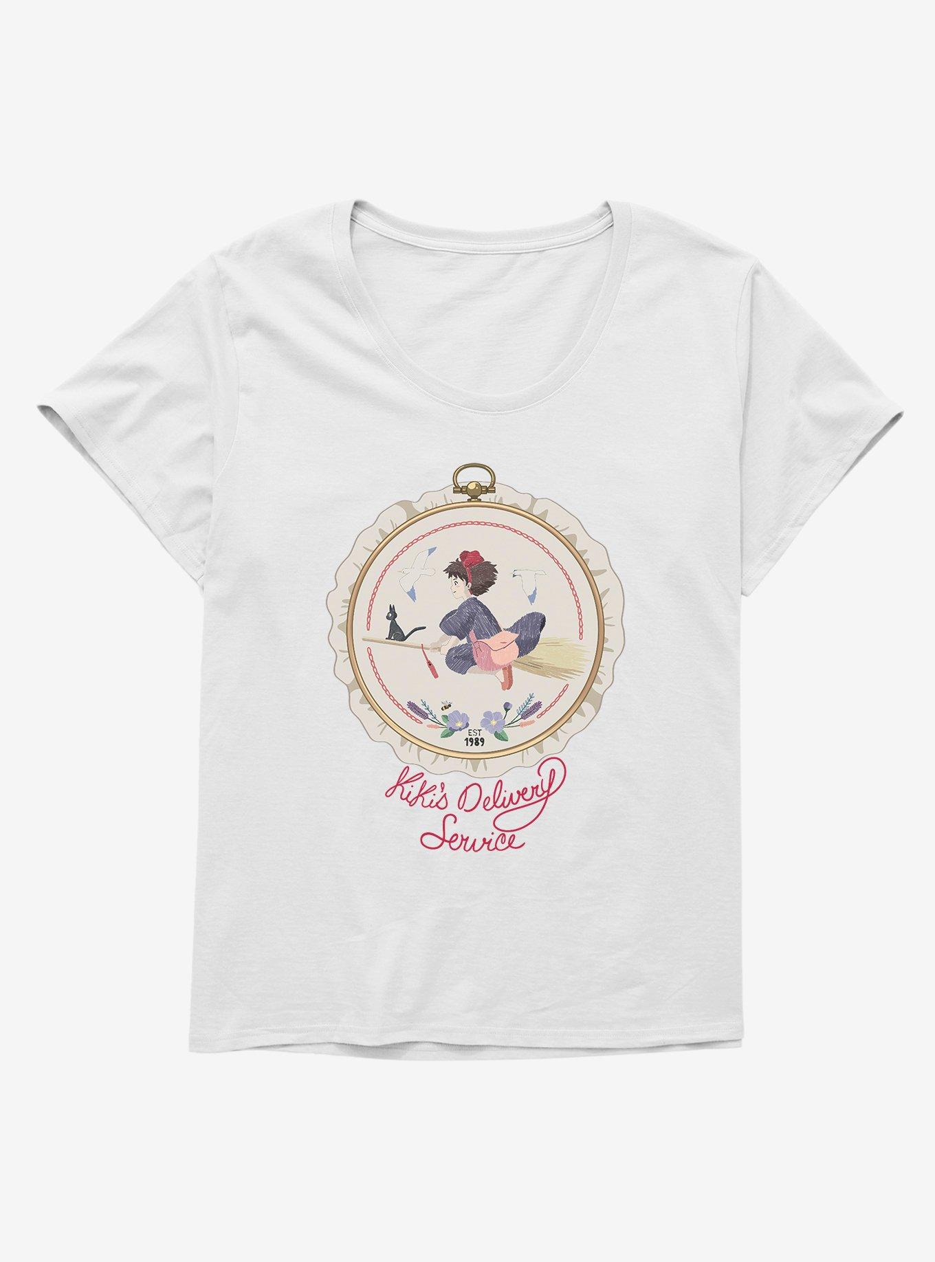 Studio Ghibli Kiki's Delivery Service Sewing Patch Girls T-Shirt Plus Size, , hi-res