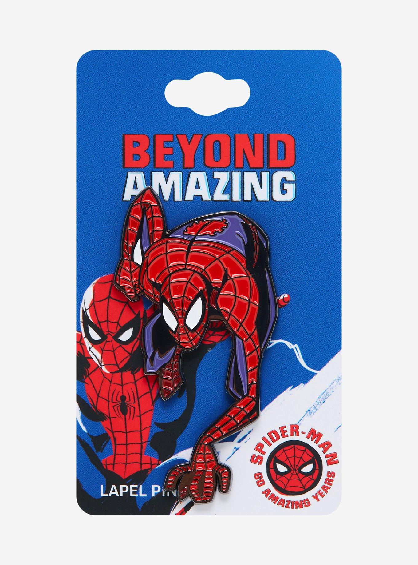 Marvel Spider-Man Beyond Amazing Enamel Pin - BoxLunch Exclusive, , hi-res