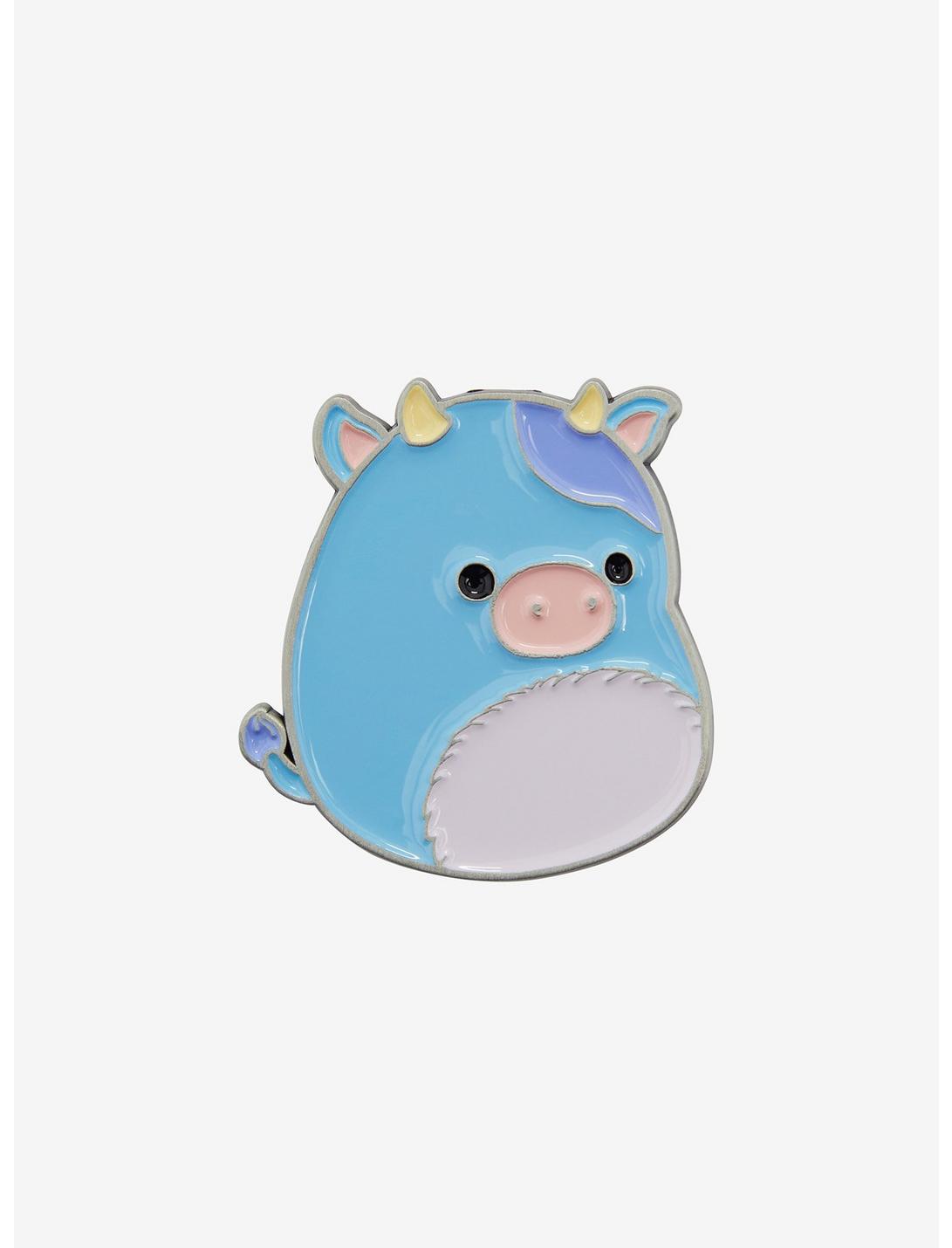 Squishmallows Clayton the Cow Enamel Pin - BoxLunch Exclusive, , hi-res