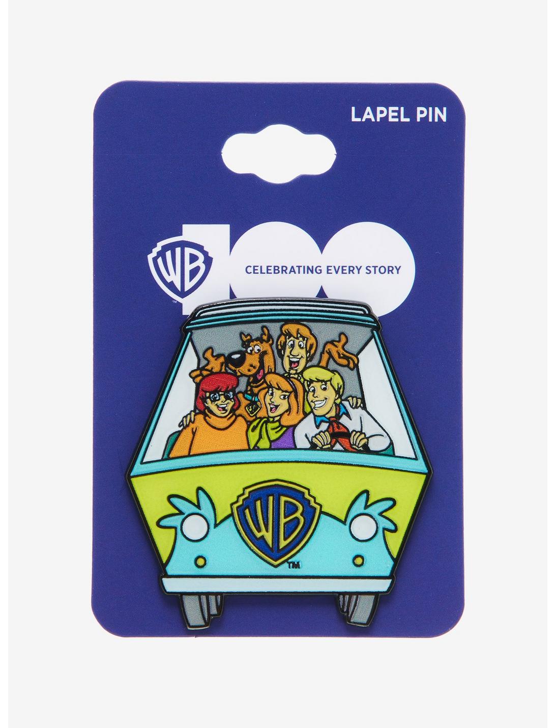 Warner Bros. 100 Scooby-Doo! Mystery Machine Group Portrait Enamel Pin - BoxLunch Exclusive, , hi-res