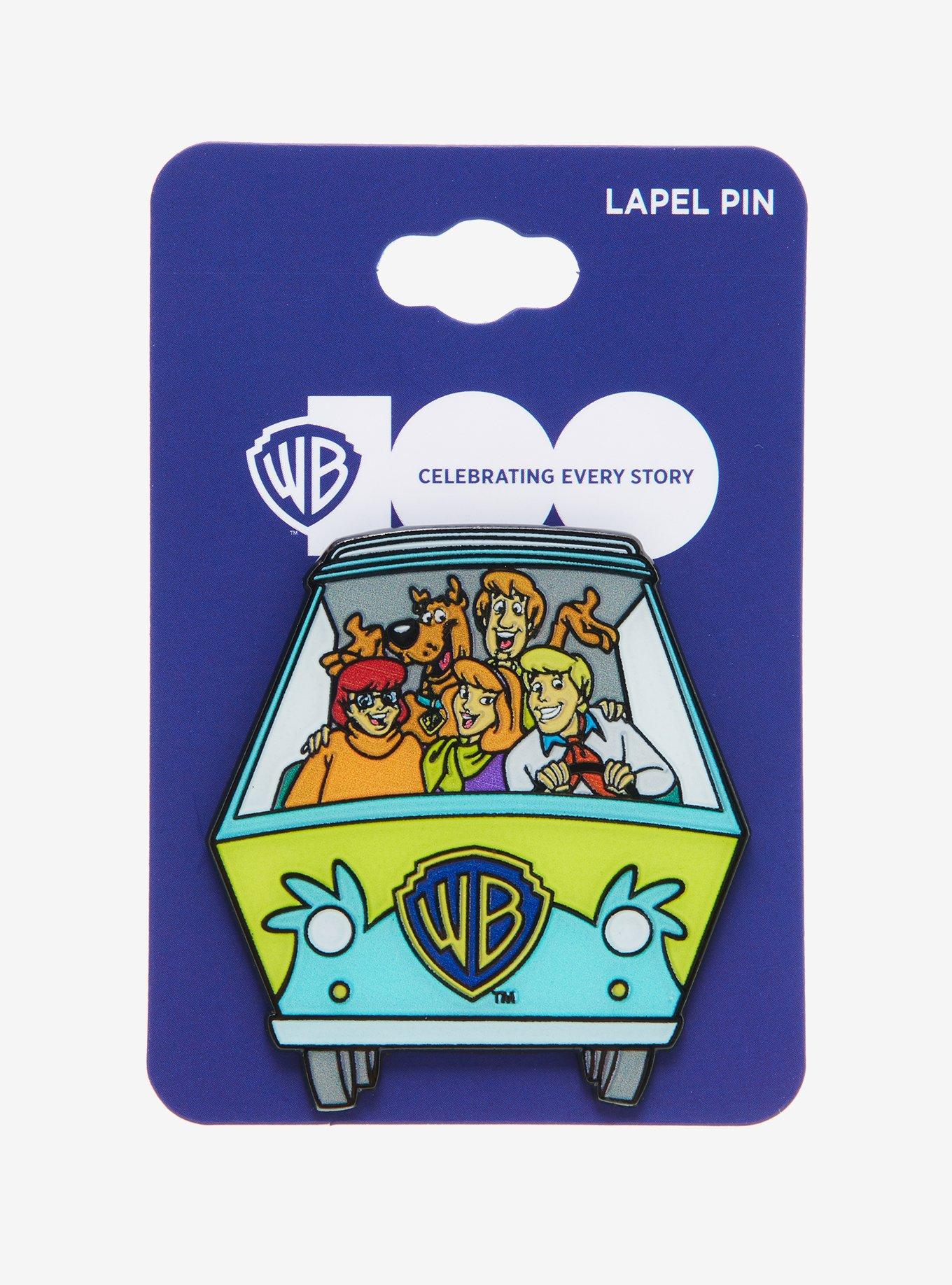 Warner Bros. 100 Scooby-Doo! Mystery Machine Group Portrait Enamel Pin - BoxLunch Exclusive, , hi-res
