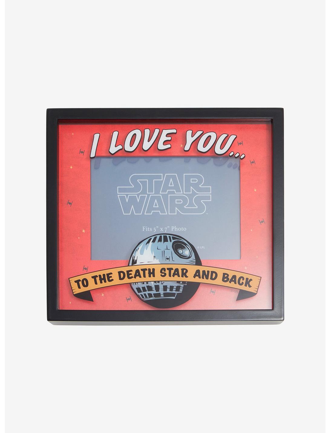 Star Wars I Love You To The Death Star And Back Picture Frame, , hi-res