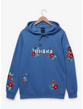 Disney Lilo & Stitch Floral Ohana Hoodie, , hi-res