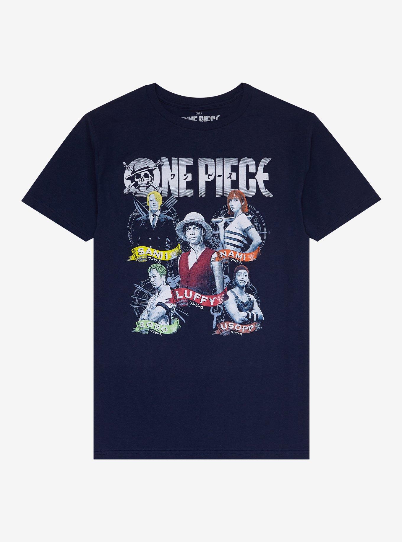 One Piece Group Live Action Names T-Shirt