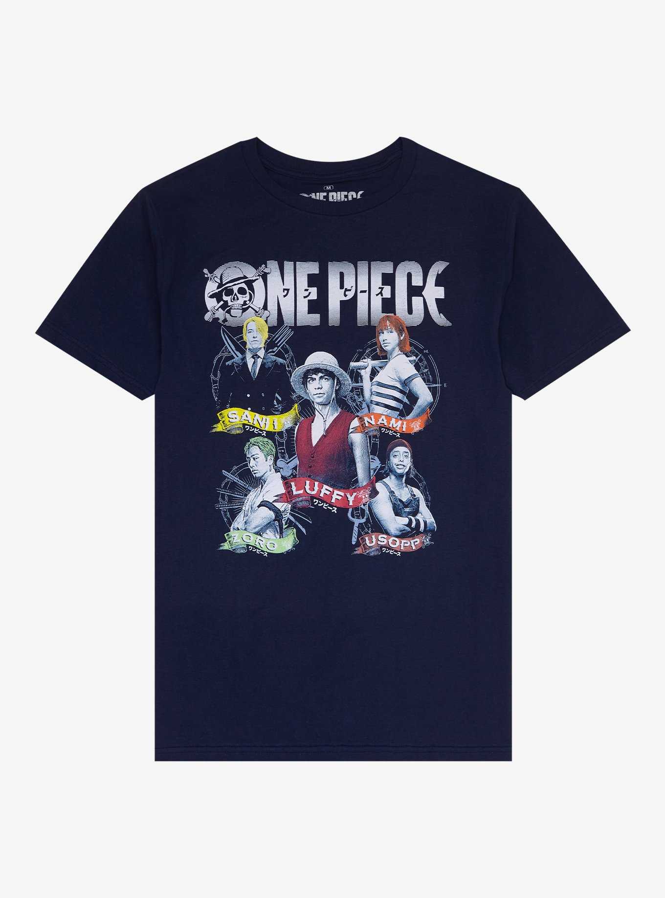 One Piece Group Live Action Names T-Shirt, , hi-res