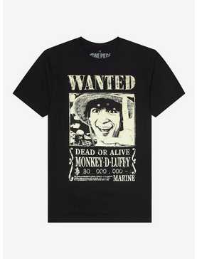One Piece Luffy Live Action Wanted Poster T-Shirt, , hi-res