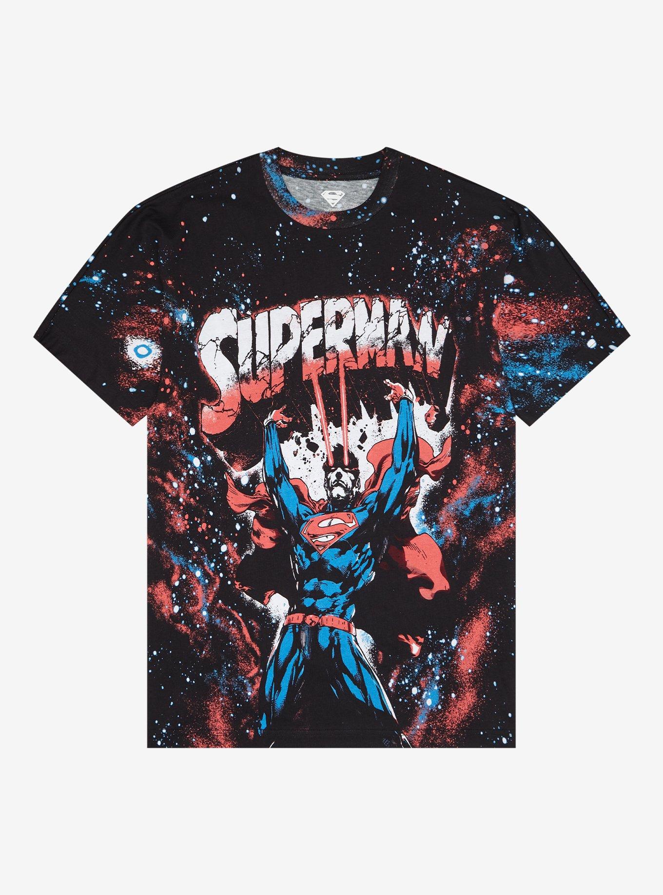 DC Comics Superman Space T-Shirt, BLACK, hi-res