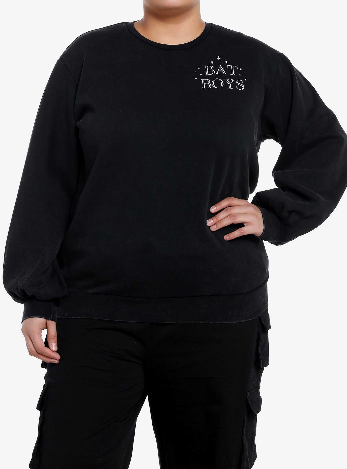 A Court Of Thorns And Roses Bat Boys Girls Oversized Sweatshirt Plus Size, , hi-res