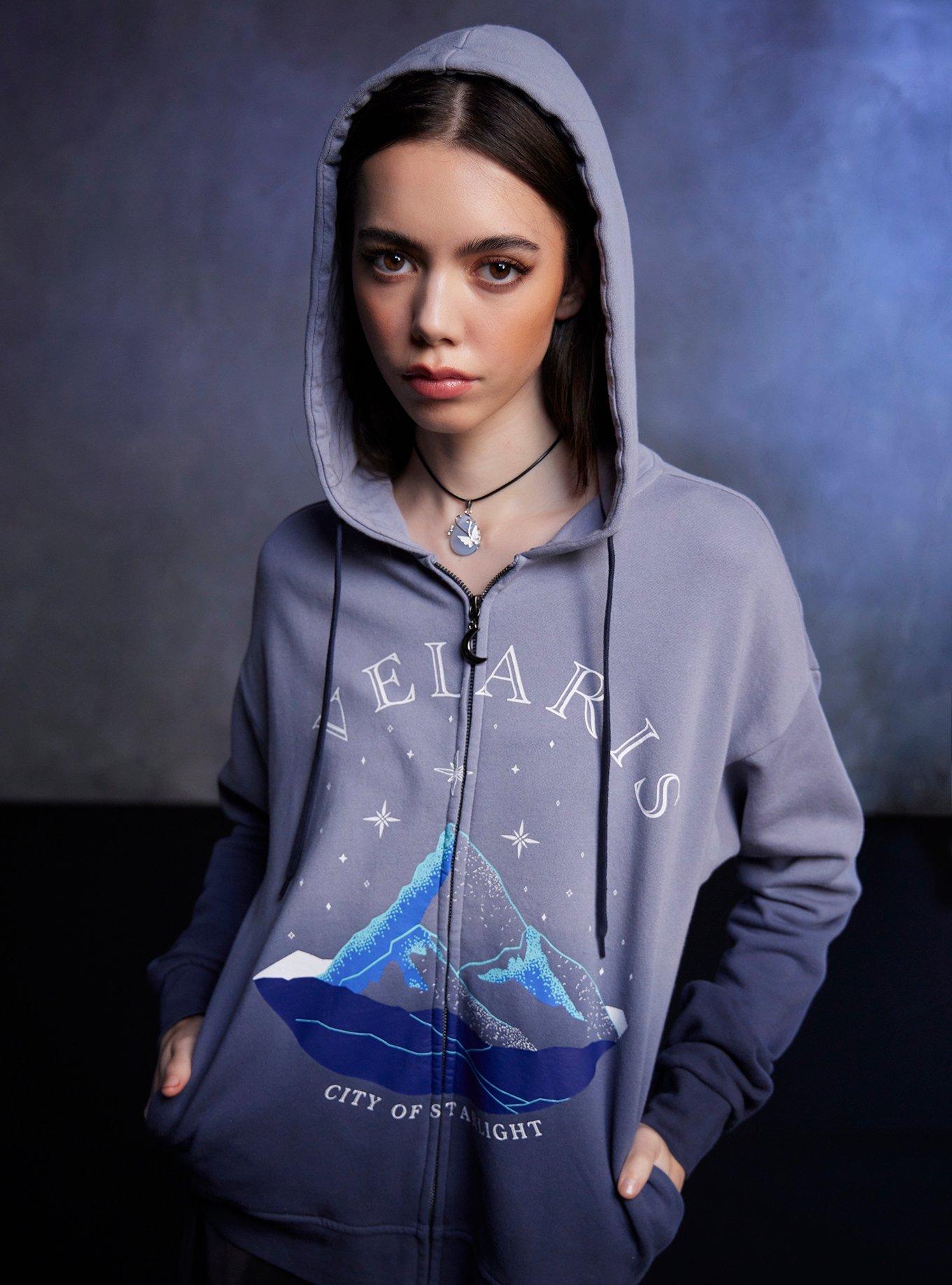 A Court Of Thorns And Roses Velaris Girls Oversized Hoodie, MULTI, hi-res