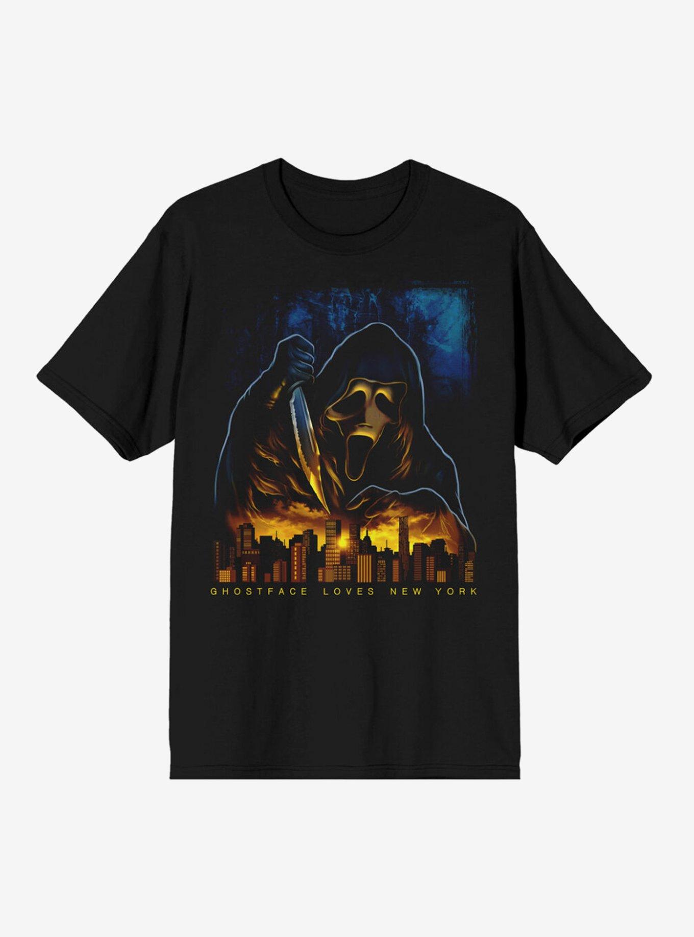 Ghost Face City T-Shirt, BLACK, hi-res
