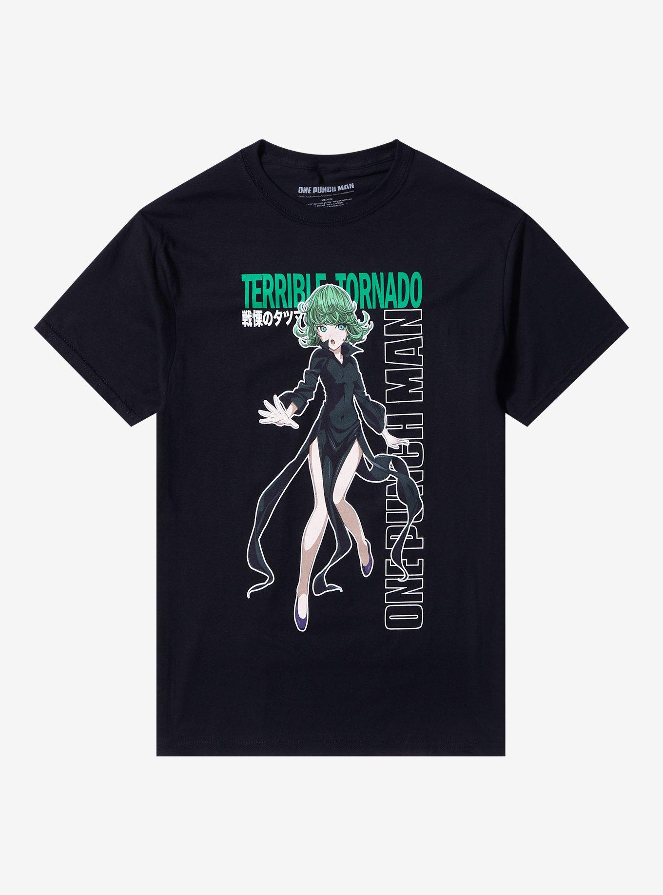 One-Punch Man Terrible Tornado T-Shirt, BLACK, hi-res