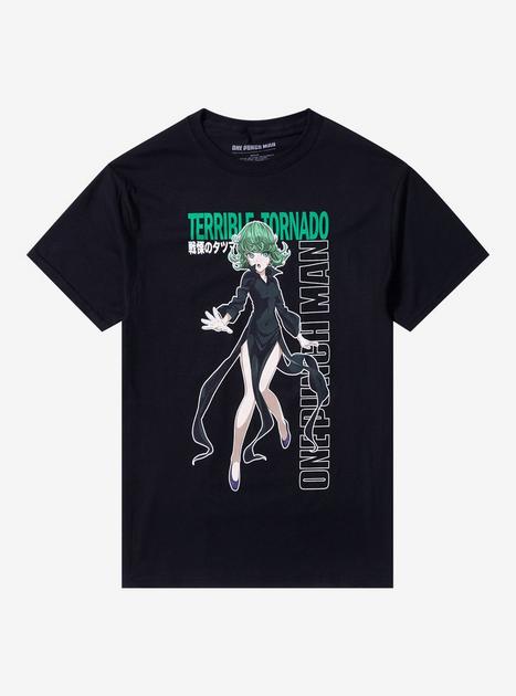 ONE PUNCH MAN Tシャツ Sサイズ ブラック 戦慄のタツマキ　ONE One-Punch Man Terrible Tornado T-Shirt | Hot Topic